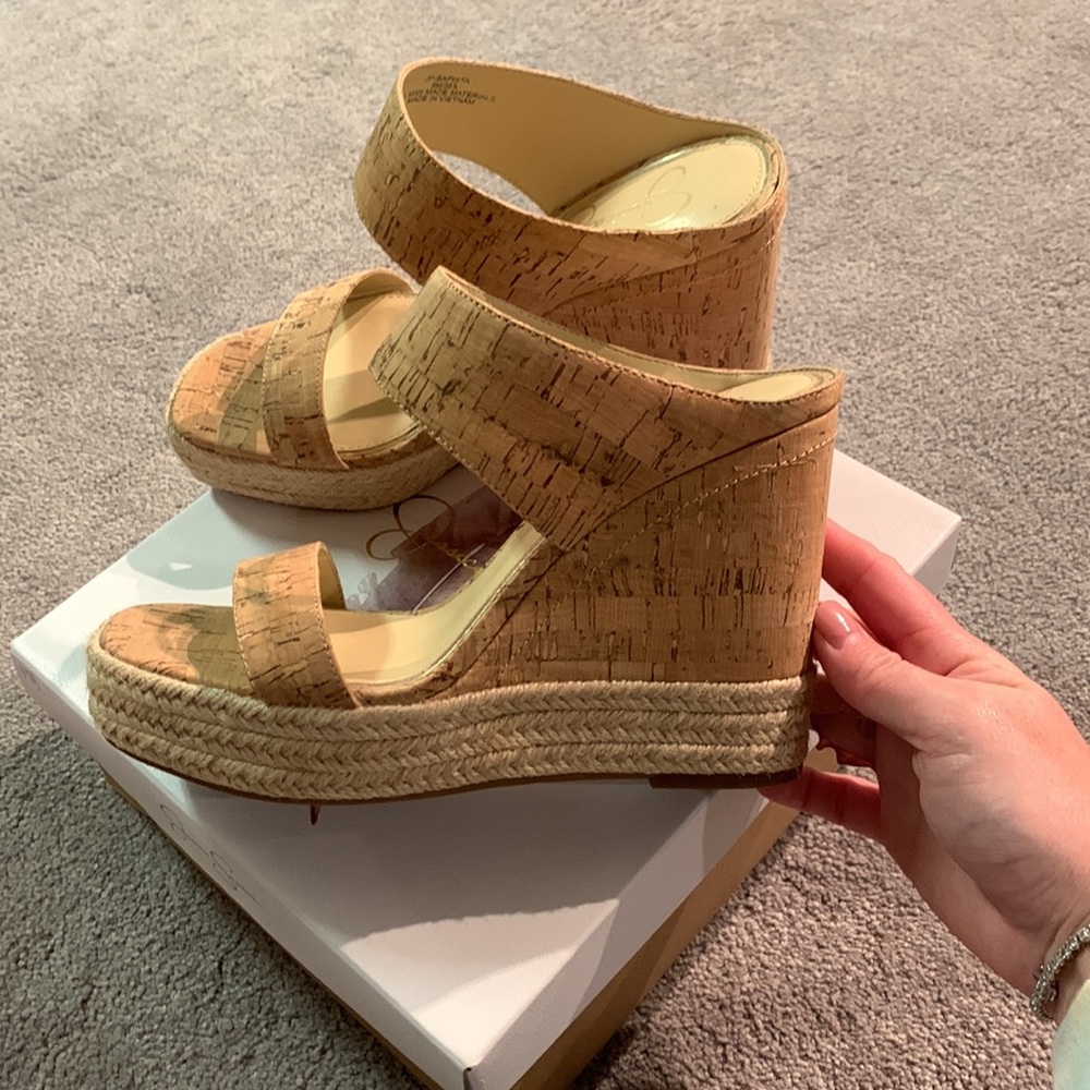 Jessica Simpson wedges